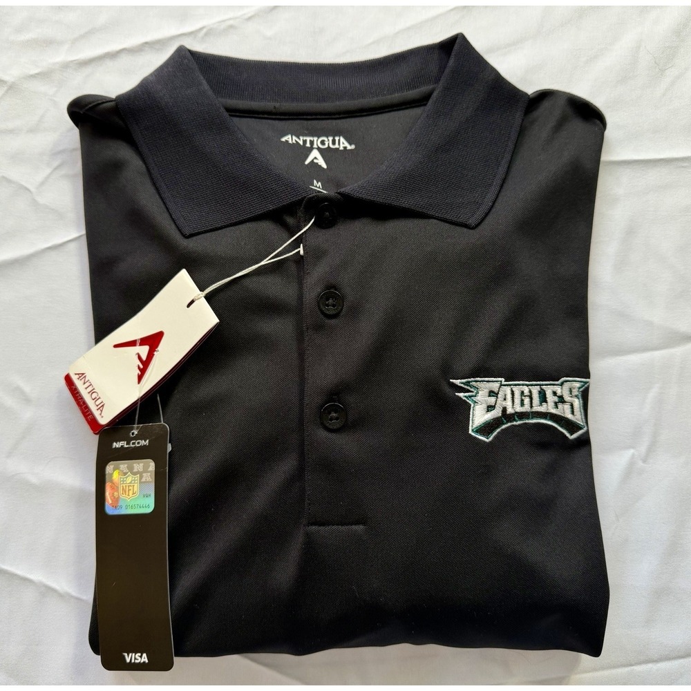 Antigua NFL Philadelphia Eagles Men's Long Sleeve Shirt Size Medium New With Tag - Picture 9 of 10